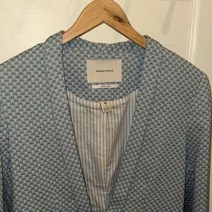 Scotch & Soda Blue Patterned Blazer